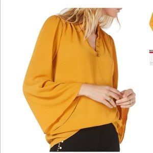 Michael Kors Women's Blouse Marigold Medium